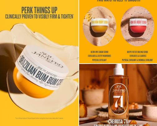 Body Care for Soft, Glowing Skin cover photo collage