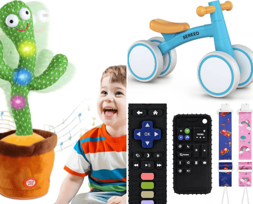 Baby toy must haves cover photo collage