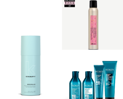 Hair products cover photo collage