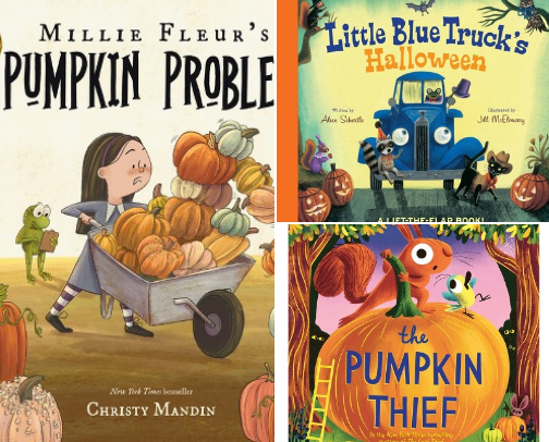 Fall Children’s Book Basket 🍃🍁🍂🎃 cover photo collage