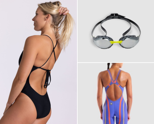 Swim team essentials cover photo collage