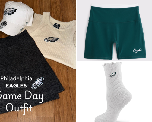 EAGLES GAME DAY FITS cover photo collage