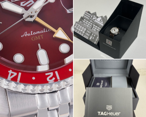 Branded watches for Her & Him cover photo collage