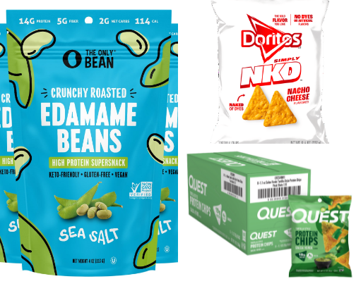 Food and snacks cover photo collage
