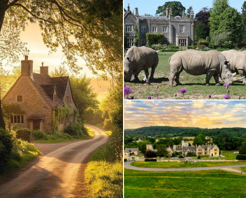 Perfect Cotswolds Weekend 🤍 cover photo collage