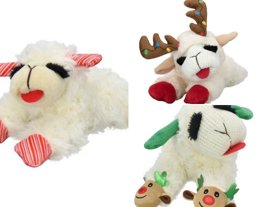 Fa La La La Lamb Chop! The Best Christmas & Holiday Lamb Chop Dog Toys and More! cover photo collage
