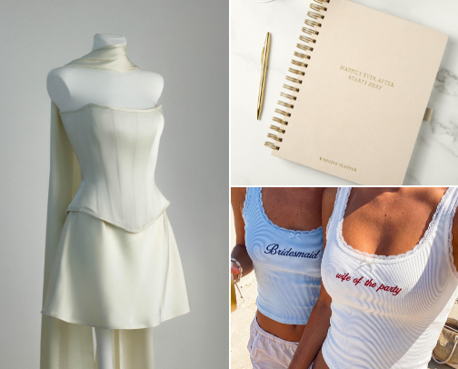 All things bridal + wedding cover photo collage