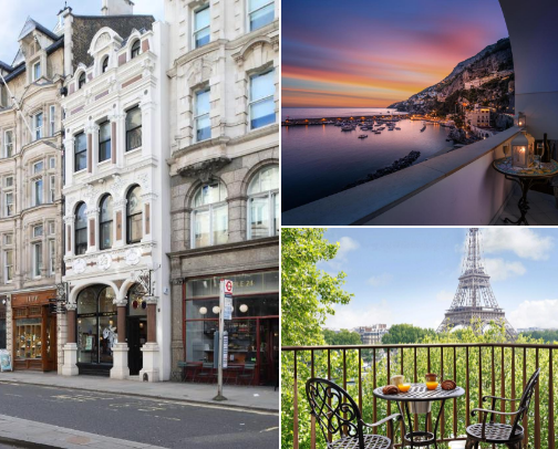European summer ☀️🍉- places to stay❤️ cover photo collage