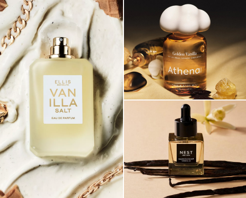 Vanilla Perfume & Body Care cover photo collage