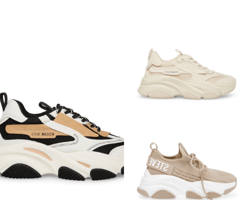 Stylish women's sneakers 👟 cover photo collage