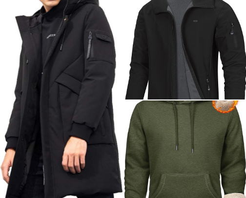 Men & Women's Jackets cover photo collage
