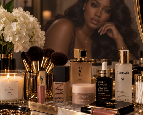 Beauty Shelf cover photo collage
