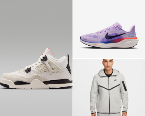 Súper comfy Nike runners cover photo collage