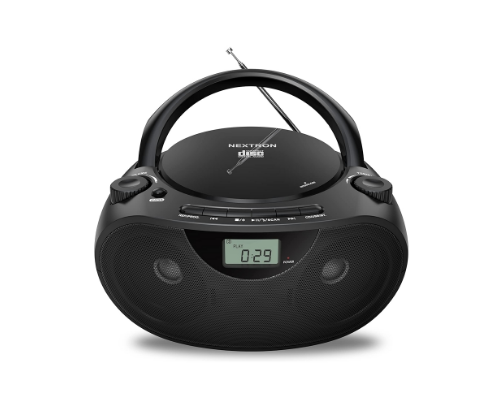 Nextron Portable Stereo CD Player cover photo collage