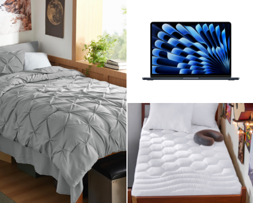 Ultimate College Essentials Checklist (2026 Dorm Must-Haves + Study Gear) cover photo collage