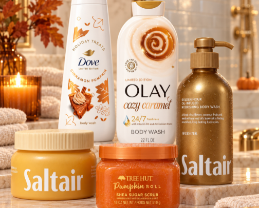 The Ultimate Fall Everything Shower | Cozy Body Care Favorites cover photo collage