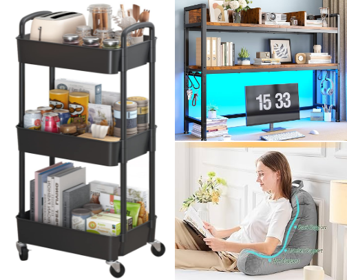 Things we bought for my twin daughters dorm rooms 🛏️🪑🧺 cover photo collage