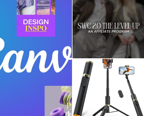 Digital marketing cover photo collage