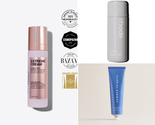 Skincare cover photo collage