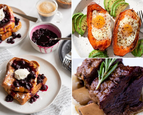 Warm and Friendly Fall Recipes cover photo collage