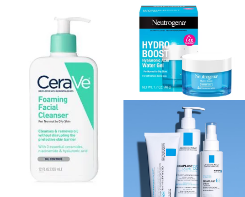 Skin prep cover photo collage