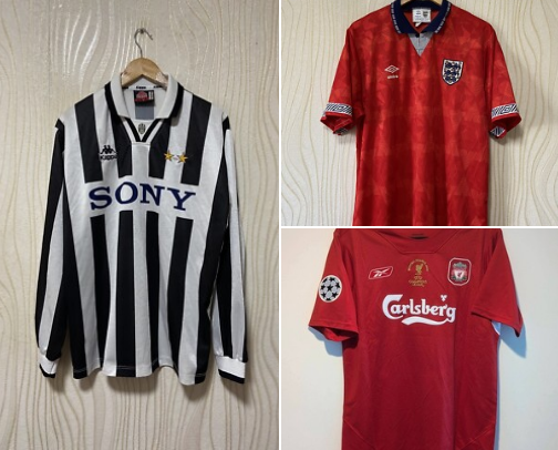 Must-Have Retro Soccer Jerseys for Collectors & Football Fans cover photo collage