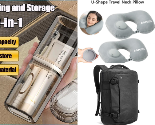 AFFORDABLE TRAVEL ESSENTIAL cover photo collage