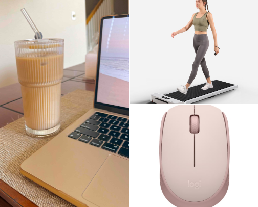 Aesthetic Work From Home Setup cover photo collage