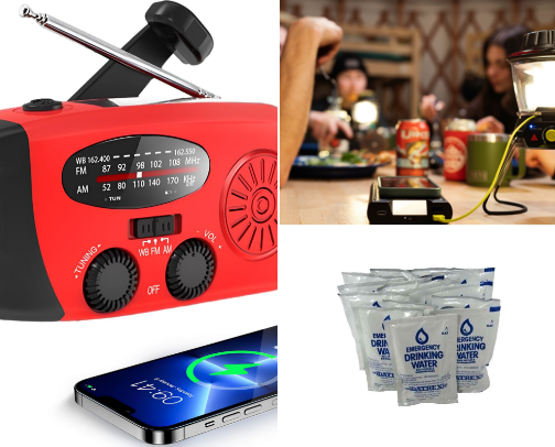 Electricity Blackout Emergency Kit cover photo collage