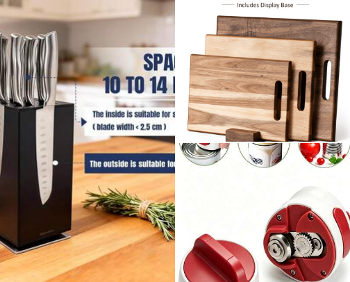 Kitchen Tools Prep Must Haves. cover photo collage