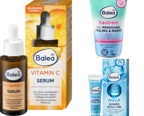 AFFORDABLE balea products for skincare routine that i'm in love!🥥🥑 cover photo collage