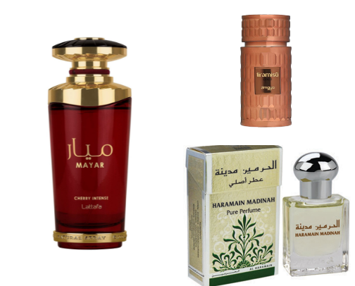 TOP ARABIAN LOVELY  PARFUMES❤️‍🔥 - Do you know what a pan of freshly baked baklava smells like? 🫠😋🥰❤️ cover photo collage