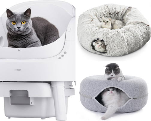 My senior cat Anastasia’s top picks for your cats needs & wants cover photo collage