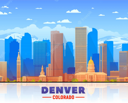 Downtown Denver cover photo collage