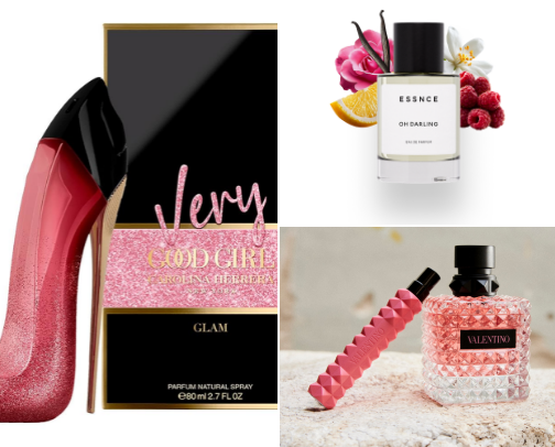 Feminine Perfumes cover photo collage