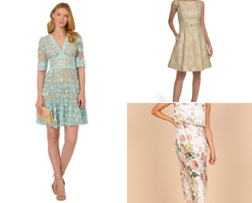 Party dresses cover photo collage