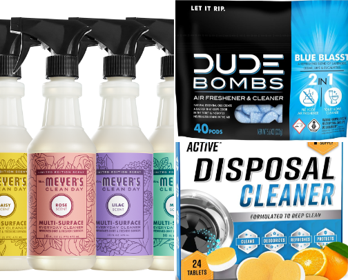 cleaning recs for your home cover photo collage