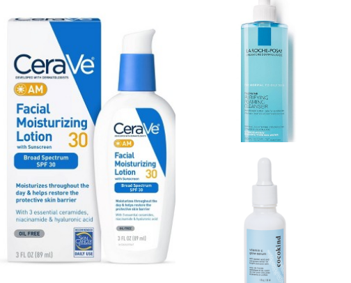 easy, clean(ish) skincare in your 30s cover photo collage