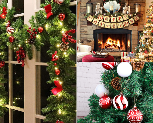 A Candy Cane Christmas cover photo collage