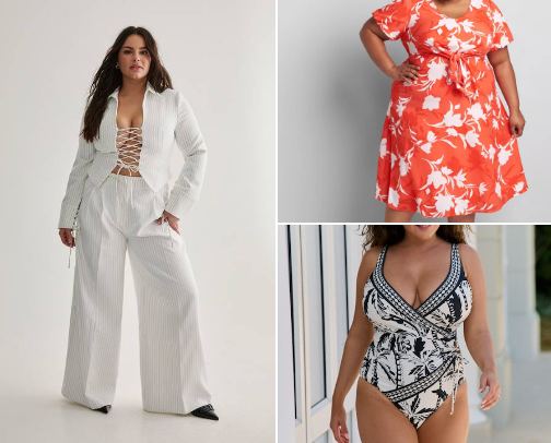 Plus size clothes for girls 🩷 cover photo collage