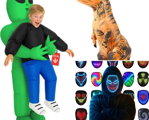 Complete Halloween Costume and Accessories Kit cover photo collage