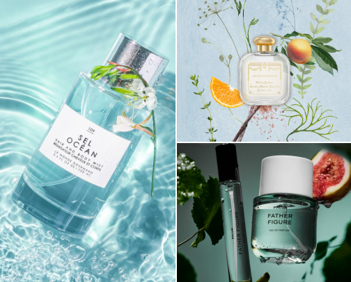 Perfumes for the scorching summer heat 🌞💦 cover photo collage