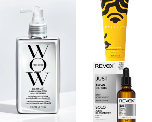 Hair products cover photo collage