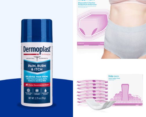 Postpartum must-haves for mama cover photo collage