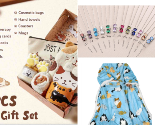 Cat lover gifts cover photo collage