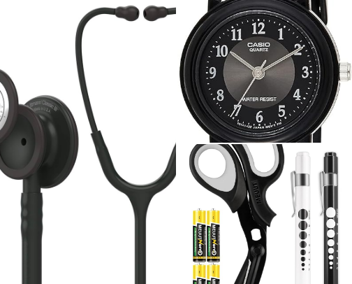 Must have nursing student haul 🖤 cover photo collage