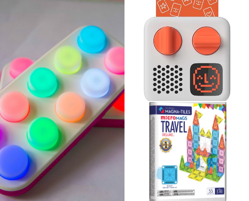 Our Top Tested Travel Toys cover photo collage