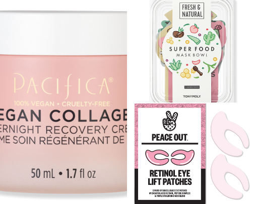 Skin care cover photo collage