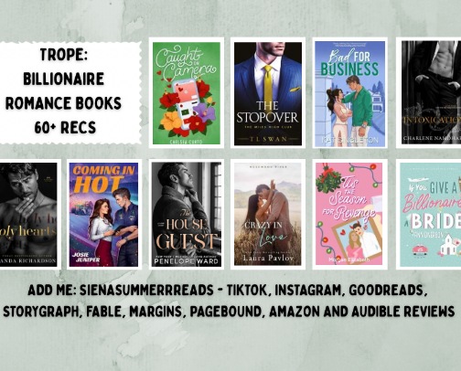 Billionaire Adult Romance Book Recommendations 📚 cover photo collage