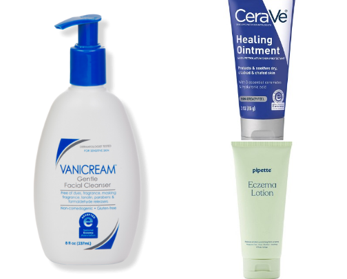 Calm the Itch: Gentle, Natural Eczema Soothers for Sensitive Skin cover photo collage